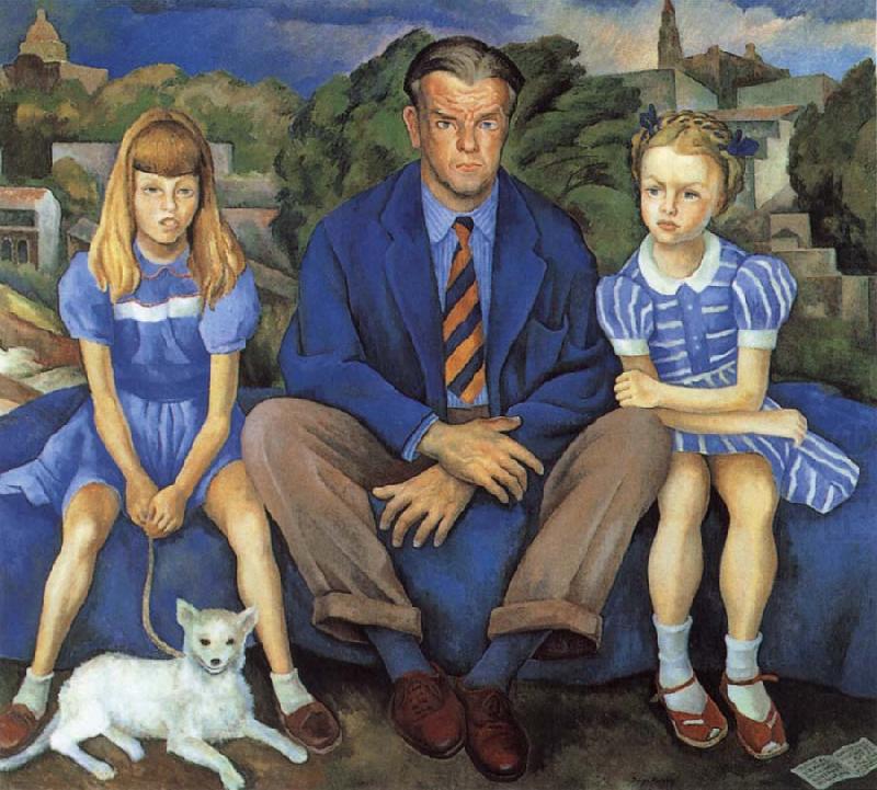 Diego Rivera Portrait of A Family oil painting picture